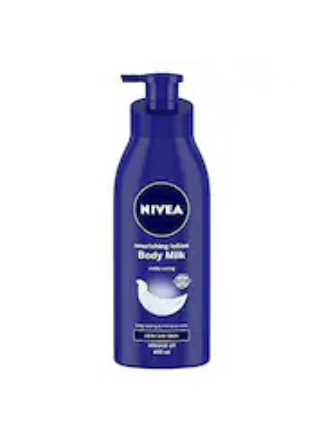 Nivea Nourishing Lotion Body Milk for Very Dry Skin, 400ml with Nivea Soft Crème, 100ml - Image 4